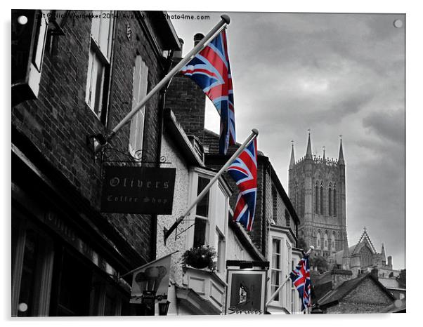 Lincoln Cathedral Acrylic by Nick Wardekker