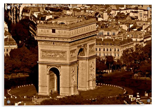  Arc de Triomphe  Acrylic by Nick Wardekker