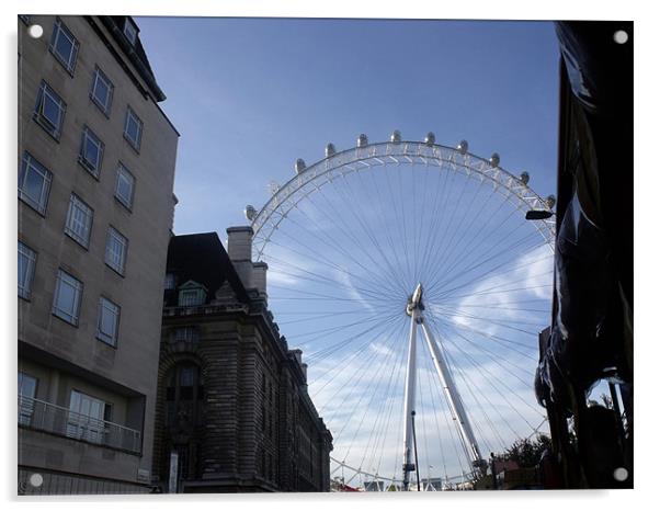 London Eye Acrylic by claire beevis