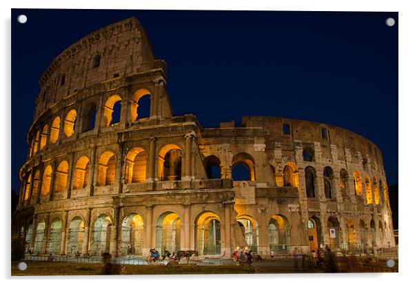 The Colosseum - Rome Acrylic by Dan Fisher