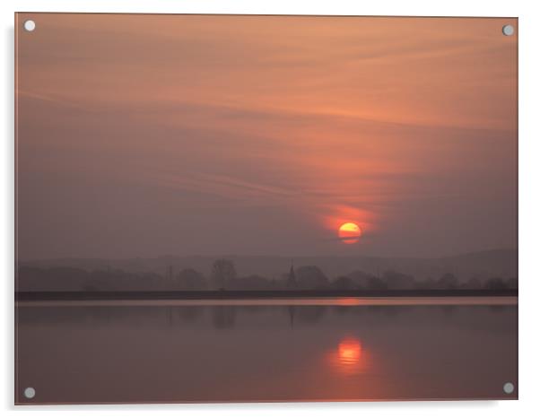 Sunrise at Arlington Acrylic by Sue MacCallum- Stewart