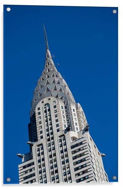Chrysler Building Acrylic by Susan Candelario