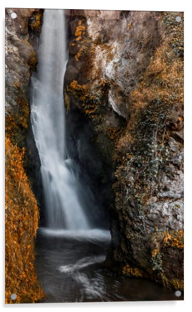 The Lone Waterfall Acrylic by Jonathan Thirkell