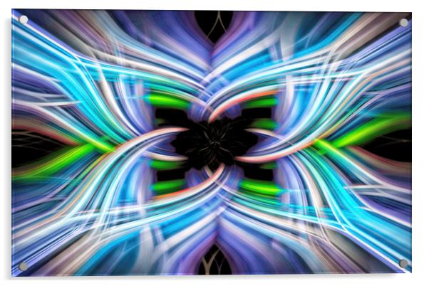 Electric Abstract Acrylic by Jonathan Thirkell