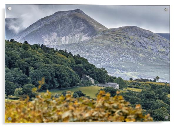 Snowdonia The Welsh Mountains Acrylic by Jonathan Thirkell