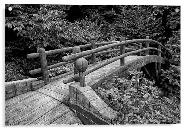 The Wooden Bridge Acrylic by Jay Lethbridge