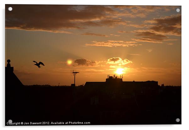 Essex Sunset Acrylic by Jonny Essex