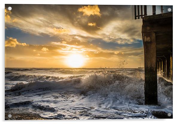 The Storm Image 3 Sunrise Acrylic by Jonny Essex