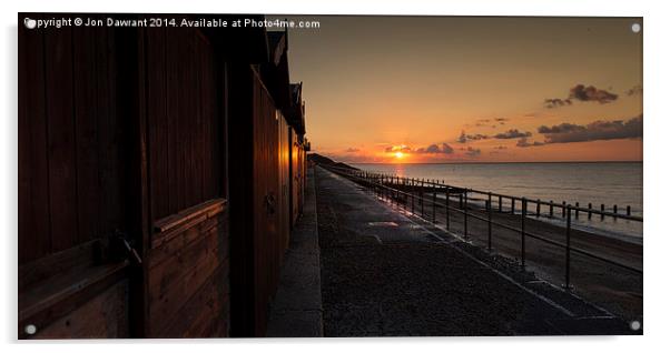  Sunrise Holland on sea, Essex Acrylic by Jonny Essex