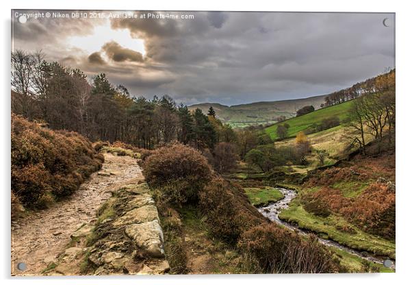  Kinder Scout, Dark Peak, The Derbyshire Peak Dist Acrylic by Jonny Essex