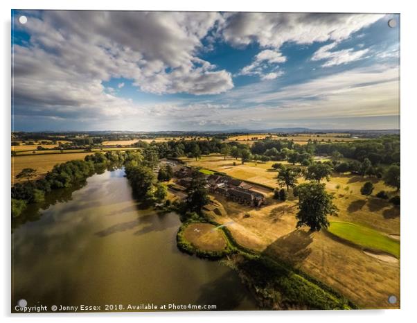 The stunning Patshull Golf course, Country park Acrylic by Jonny Essex