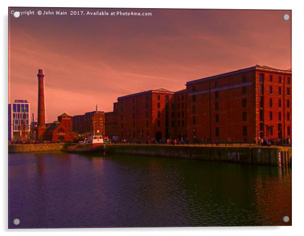 Merseyside Maritime Museum (Digital Art) Acrylic by John Wain