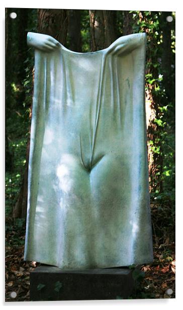 Sculpture of female figure Acrylic by Ruth Hallam