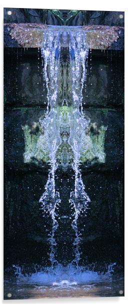 Waterfall Acrylic by Ruth Hallam