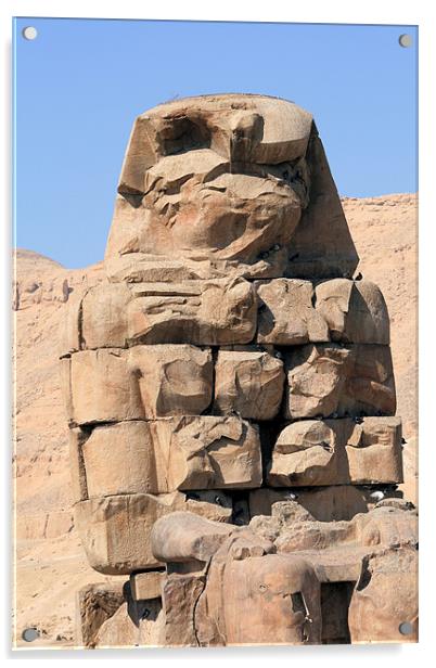 Colossi of Memnon Acrylic by Ruth Hallam