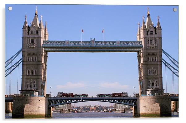 Tower Bridge 10 Acrylic by Ruth Hallam