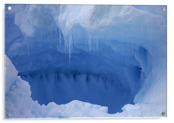 Ice crystals 3 Acrylic by Ruth Hallam