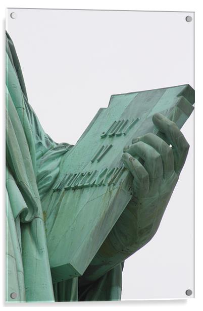 Statue of Liberty Acrylic by Paul Hutchings 