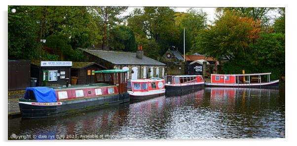 the union canal Acrylic by dale rys (LP)