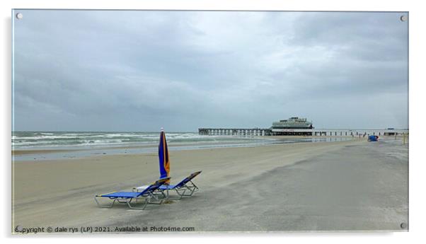 daytona beach  Acrylic by dale rys (LP)