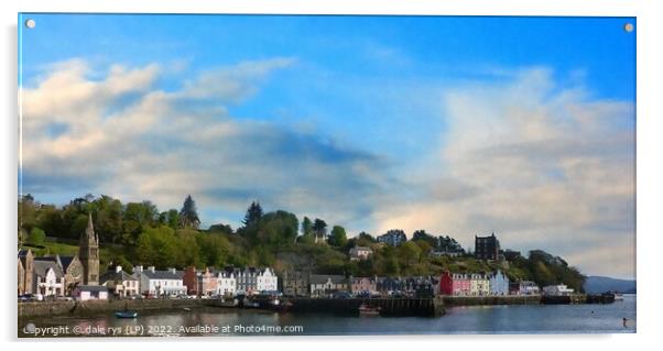 TOBERMORY MULL Acrylic by dale rys (LP)