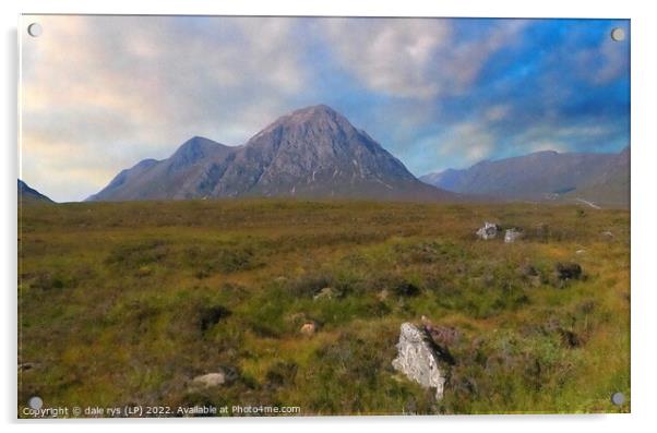 Buachaille Etive Mòr    Acrylic by dale rys (LP)