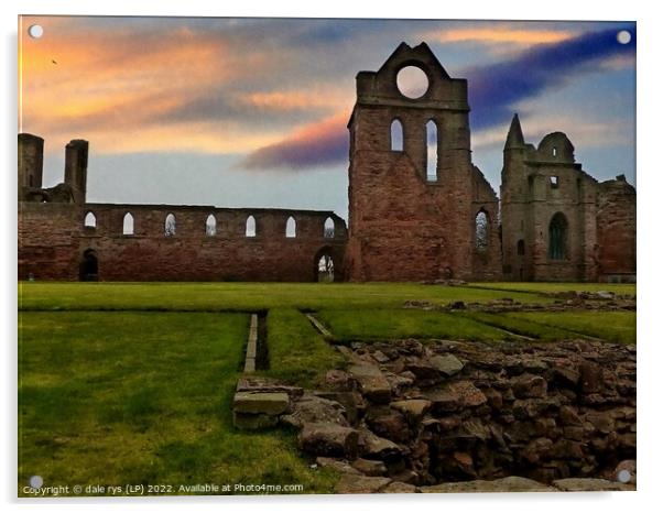 arbroath abbey  Acrylic by dale rys (LP)