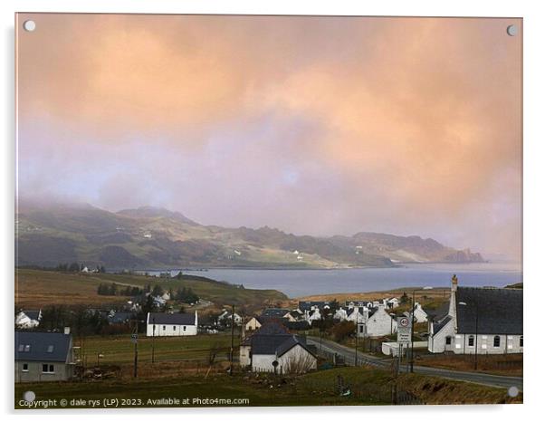 Serene Skye Landscape Acrylic by dale rys (LP)