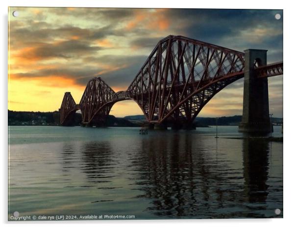 MAJESTIC Forth RAIL Bridge Acrylic by dale rys (LP)