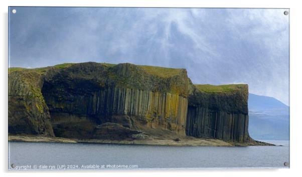 Outdoor ON THE ISLE OF STAFFA Argyll and Bute Acrylic by dale rys (LP)