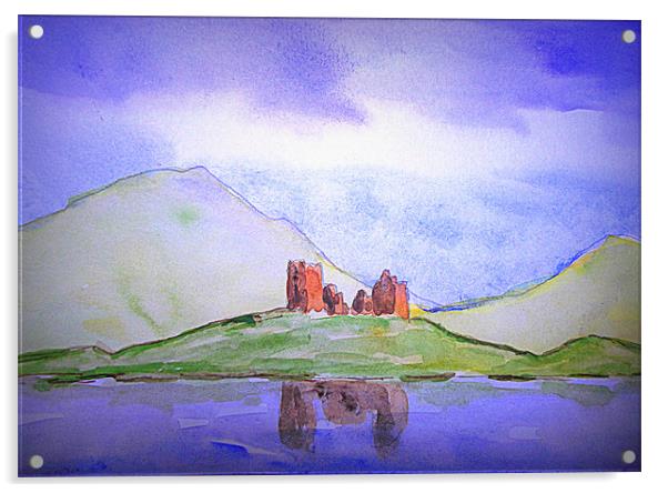 highlands2 Acrylic by dale rys (LP)