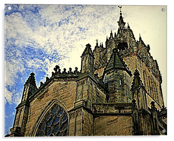 st.giles cathedral Acrylic by dale rys (LP)