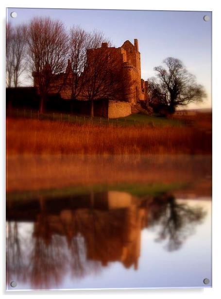 craigmillar castle Acrylic by dale rys (LP)