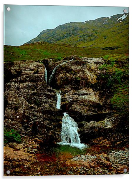 falls of glencoe Acrylic by dale rys (LP)