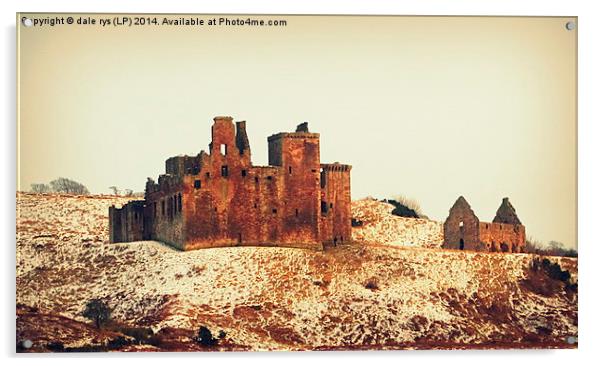  crichton castle Acrylic by dale rys (LP)