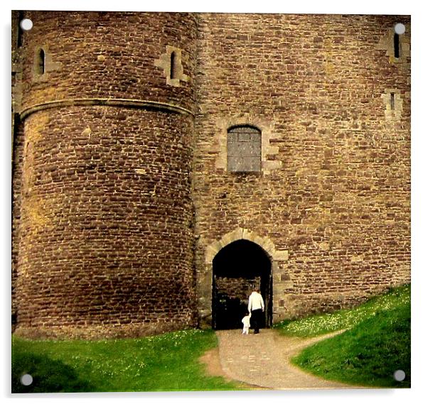  doune castle  Acrylic by dale rys (LP)