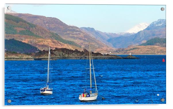  broadford,skye  Acrylic by dale rys (LP)