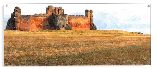  tantallon castle  Acrylic by dale rys (LP)