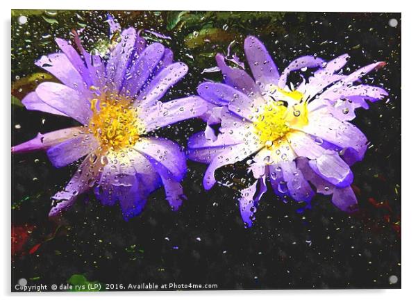 wet n wild flora   Acrylic by dale rys (LP)