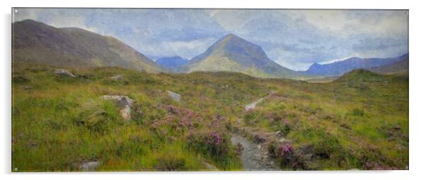 scottish landscape Acrylic by dale rys (LP)