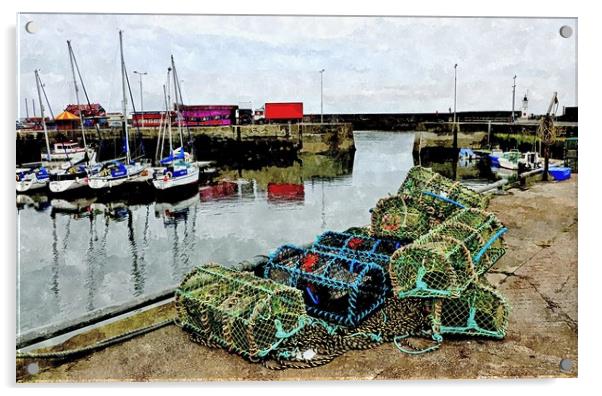 anstruther-scotland Acrylic by dale rys (LP)