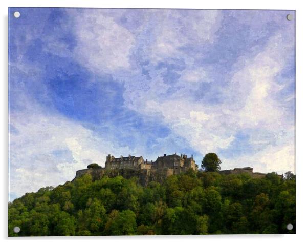 stirling castle Acrylic by dale rys (LP)