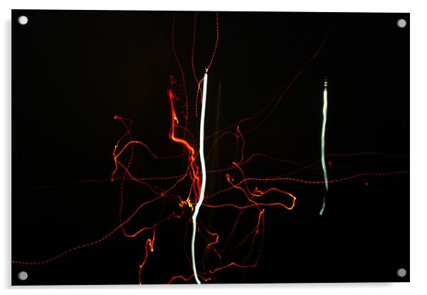 Strange Lights Acrylic by Andrew Bailey
