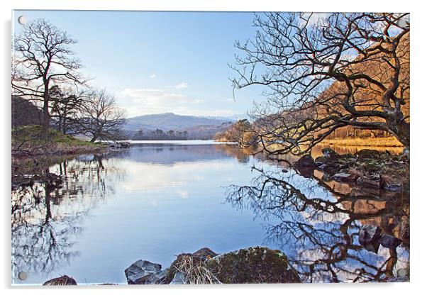 Rydal Water Acrylic by Paul McKenzie