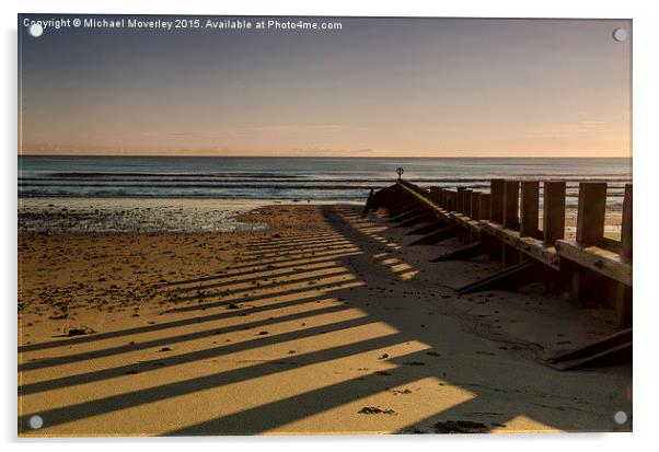 Sunrise at Aberdeen Beach Acrylic by Michael Moverley