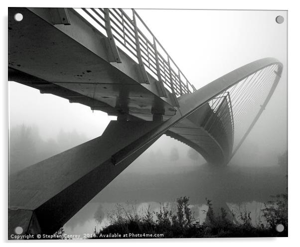 Bridge to Nowhere Acrylic by Stephen Conroy