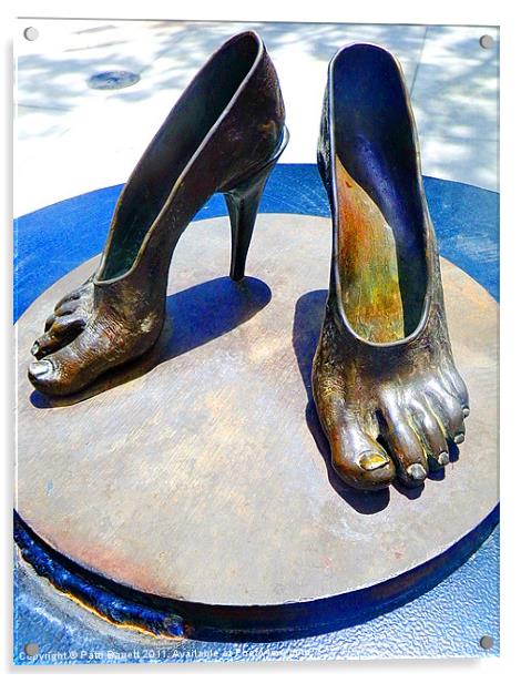 High Heelsin bronze Acrylic by Patti Barrett