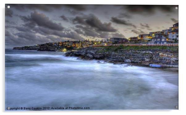 Tamarama View Acrylic by Barry Cocklin