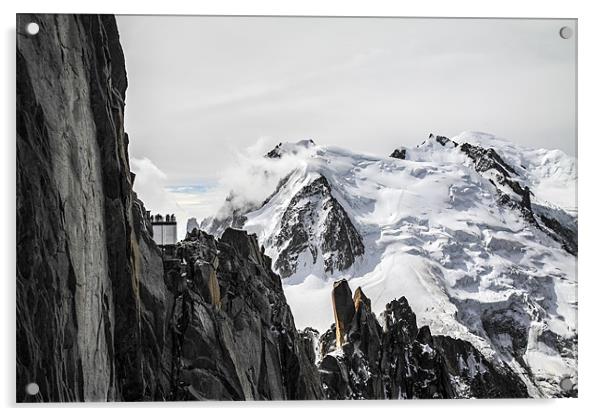 Mount Blanc Acrylic by Cristian Mihaila