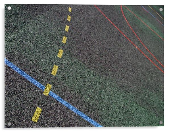 Sport lines Acrylic by Benoit Charon